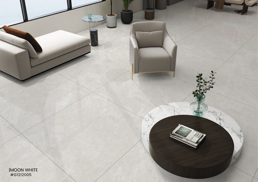 GẠCH ẤN ĐỘ 1200X1200 MOON WHITE G1212005