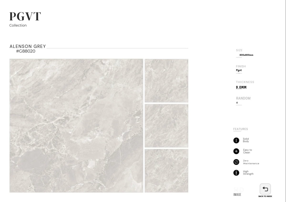 FTILES 800X800 ALENSON GREY G88020