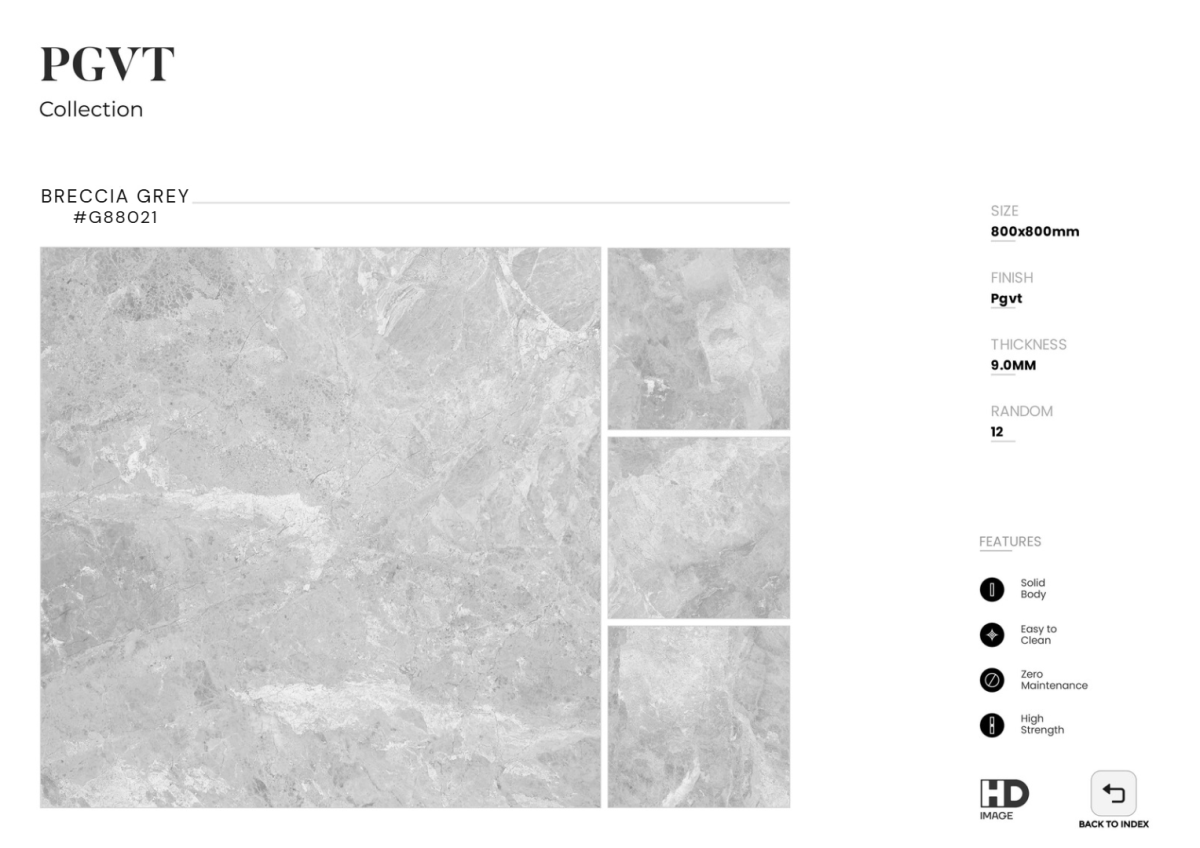 FTILES 800X800 BRECCIA GREY G88021