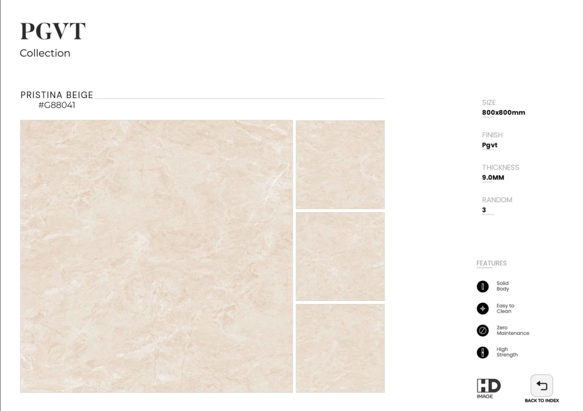 FTILES 800X800 PRISTINA BEIGE G88041
