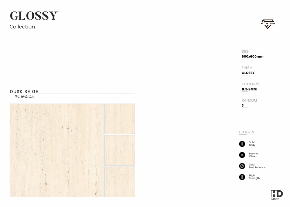 FTILES 600X600 DUSK BEIGE G66003