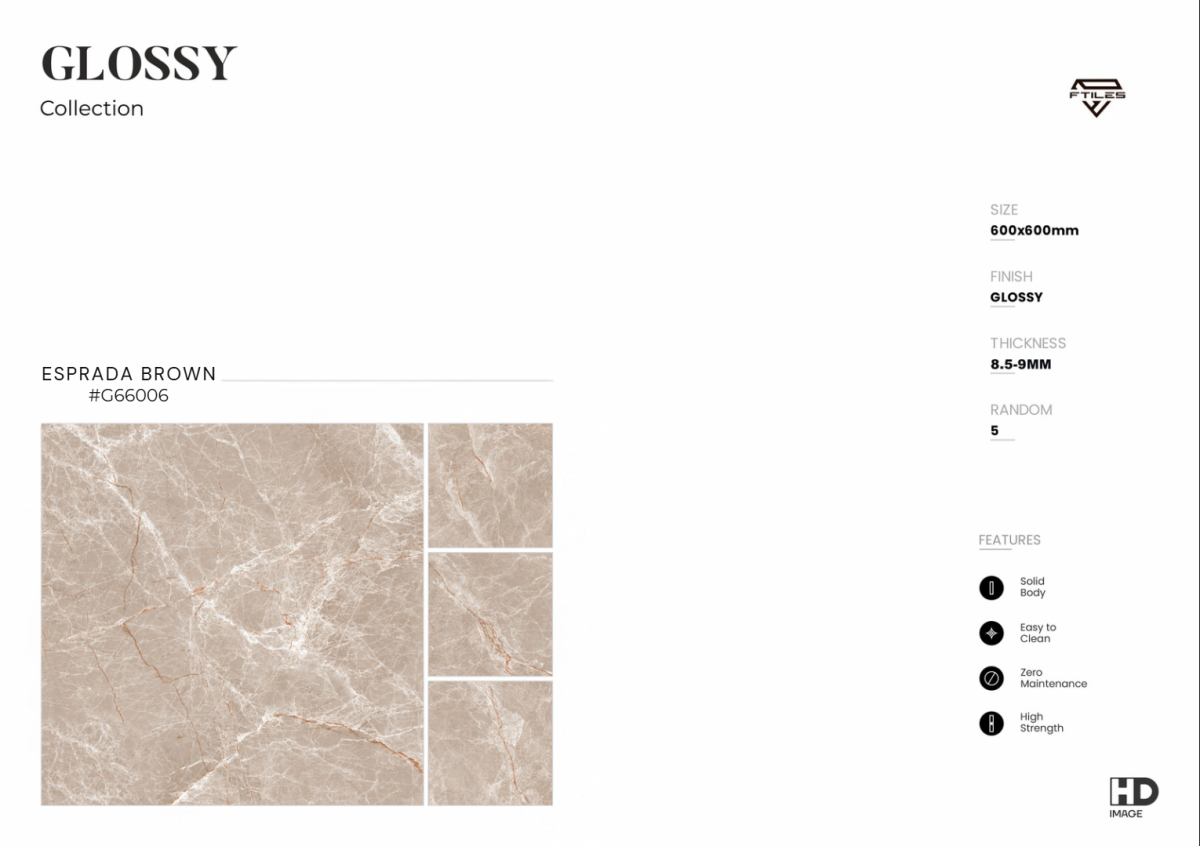 FTILES 600X600 ESPRADA BROWN G66006