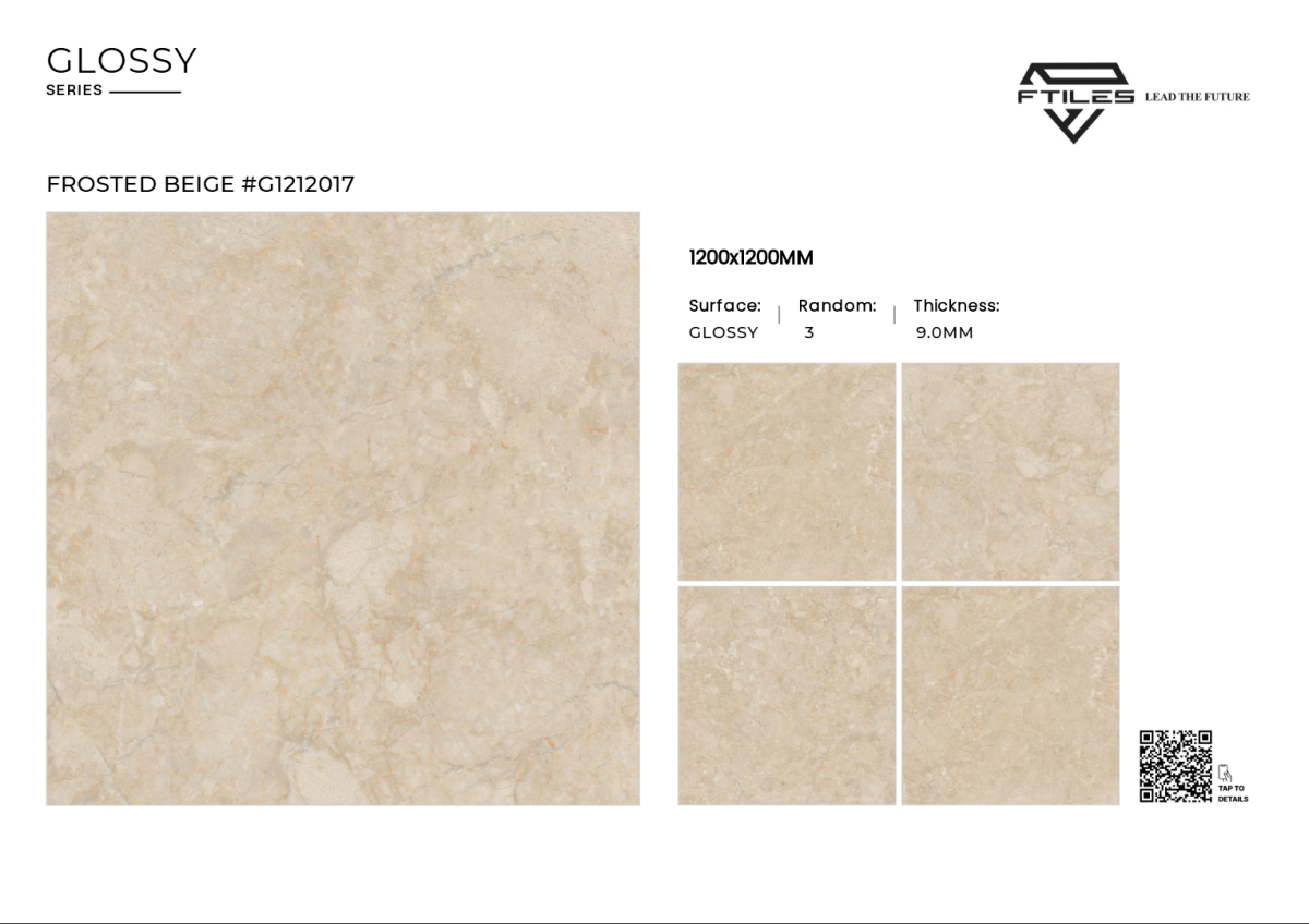 FTILES 1200X1200 FROSTED BEIGE G1212017